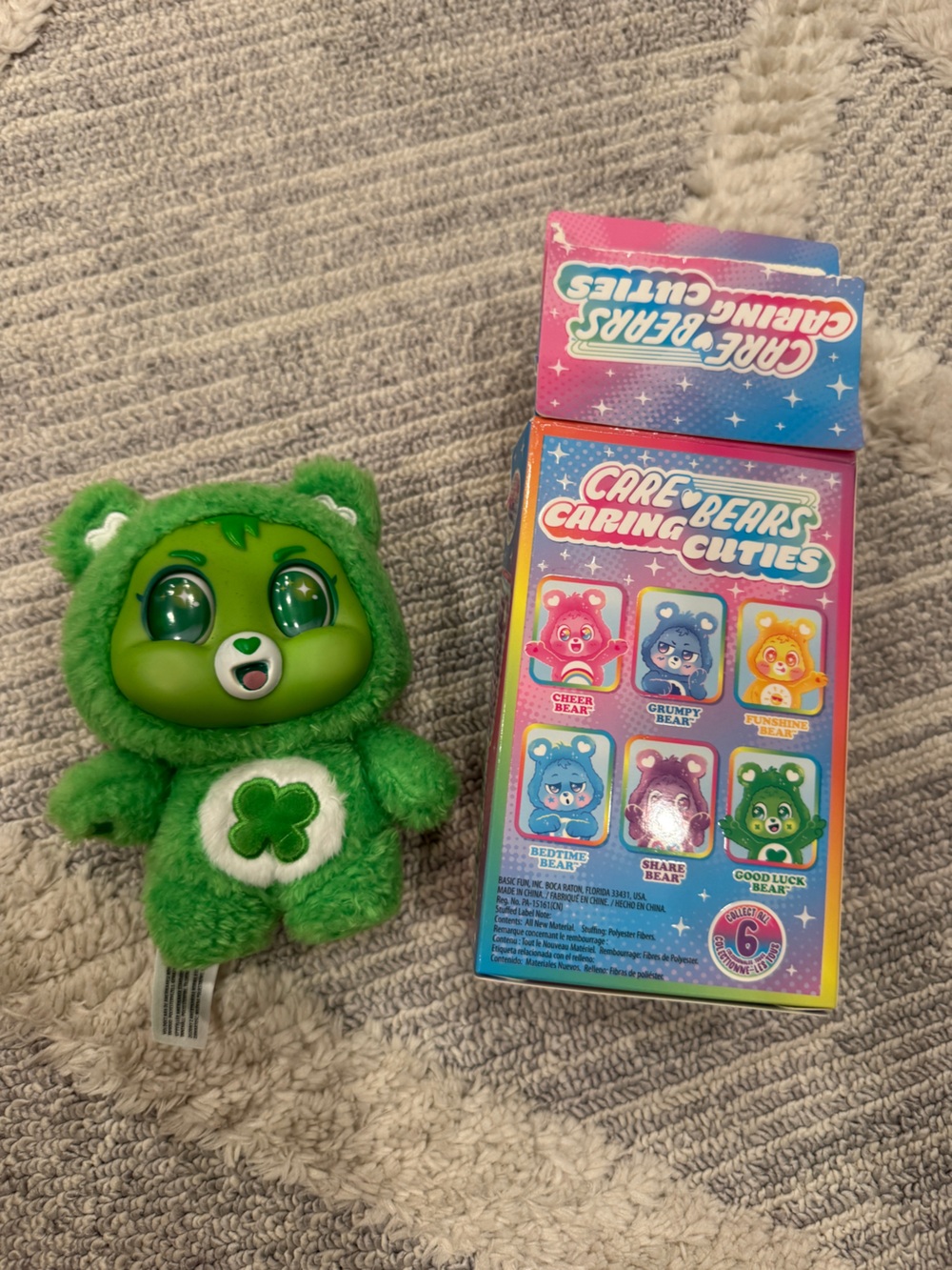 Carebears caring cutie keychain Goodluck bear